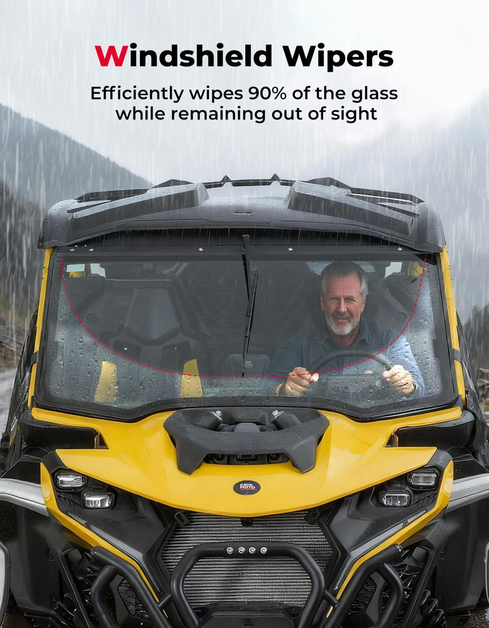 Can-Am Maverick R / R Max X / X RS DOT Approved Full Glass