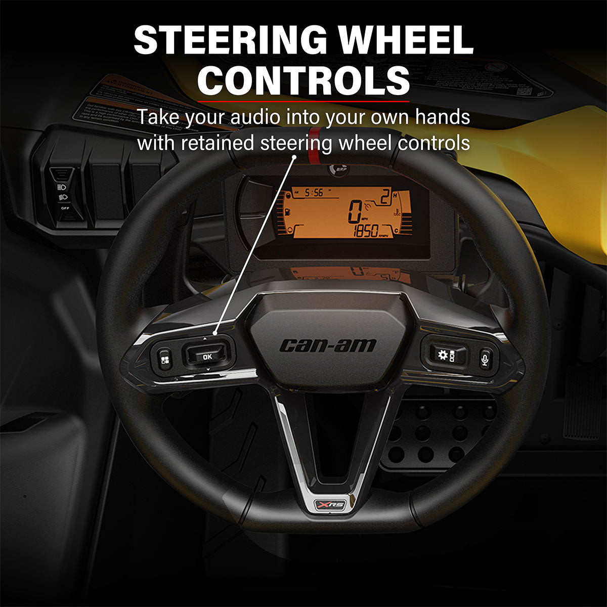 Can-Am Maverick R/X3 BRP Touch Screen Front & Rear Speaker RCA Output ...