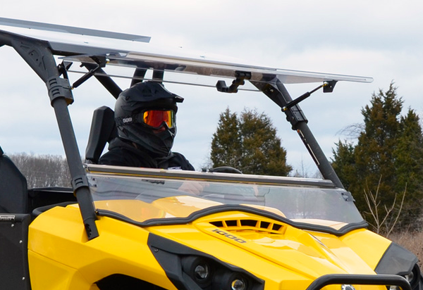 Can-Am Commander Scratch Resistant Flip Windshield by SuperATV