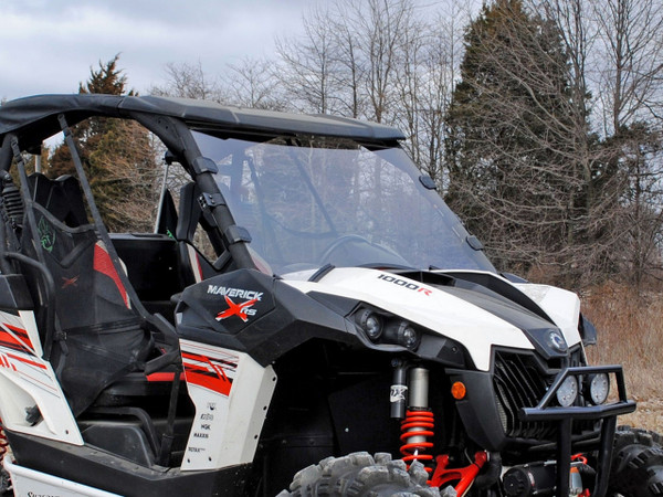 Can-Am Maverick Scratch Resistant Full Windshield by Super ATV