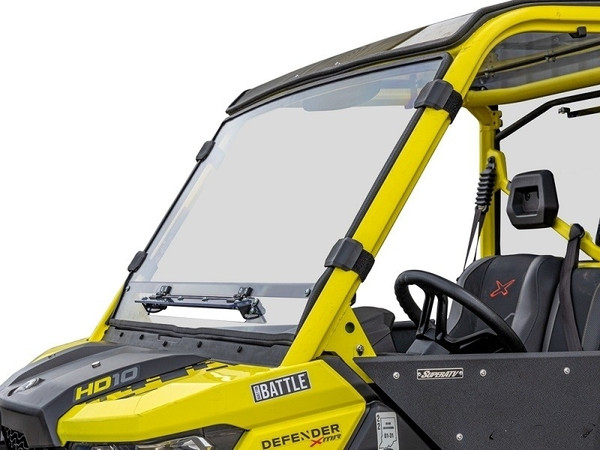 Can-Am Defender Full Windshield (Scratch Resistant & Vented) by SuperATV