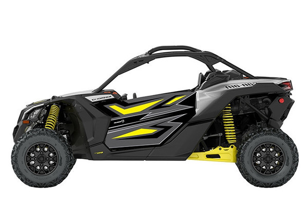 Can-Am Maverick X3 Hyper Silver/Sunburst Yellow Graphics Striker Door by Pro Armor