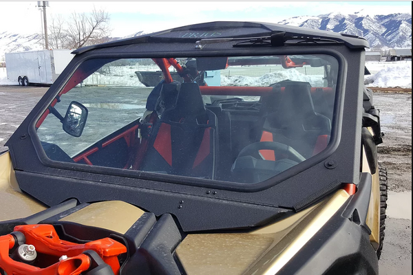 Can-Am Maverick X3 Vented Glass Windshield By Ryfab