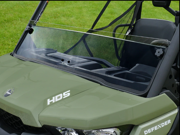 Can-Am Defender HC Short Windshield By Spike Power Sports