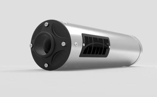 Can-Am Commander Titan Series Slip On Blackout Exhaust Systems by HMF