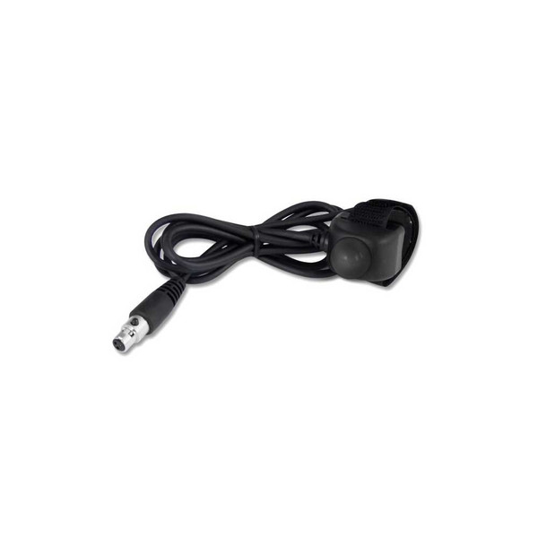 Can-Am HD Straight Cord Velcro PTT for Rugged Radios Intercoms By Rugged Radios