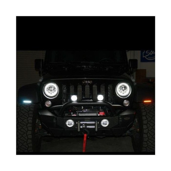 Can Am Dynamic 4.5" Amber/White LED Light Bars by Custom Dynamics