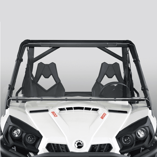 Can-Am Commander Hard-Coated Full Front Windshield by National Cycle Parts