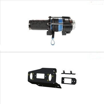 Can-Am Maverick 1000R Synthetic 3500 lb Winch and Winch Mount Kit