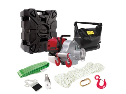 Can-Am Offroad Gas-Powered Portable Capstan Winch with Accessories by Kimpex (ECC)