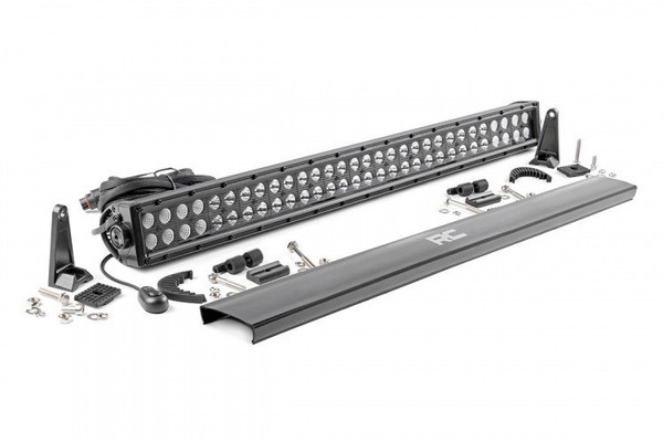 Can-Am 30-inch Cree LED Light Bar (Dual Row | Black Series) by Rough Country
