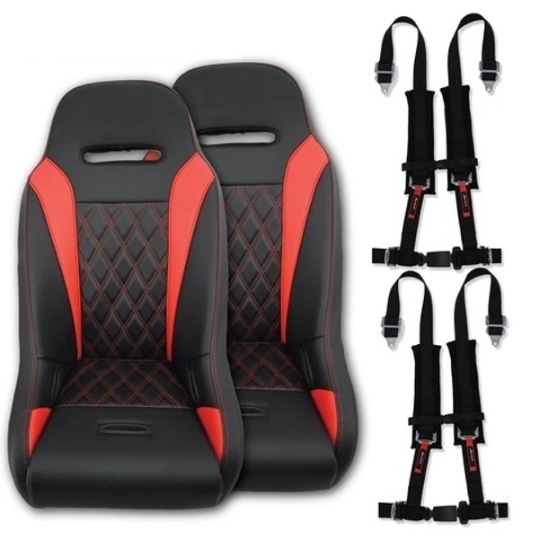 Can Am Maverick X3 Apex Suspension Seats (Harness Bundle)