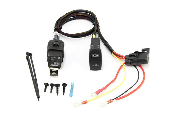 Can-Am High Power Light Bar Accessory Wire Harness With Sealed Fuse And Relay And Two Led Switch by XTC Power Products