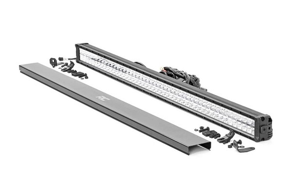 Can Am 50-Inch Cree Led Light Bar - (Dual Row | Chrome Series W/ Amber Drl) by Rough Country