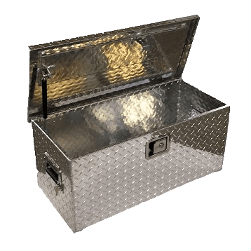 Can-Am Universal Diamond Plate Aluminum Large Tool Box by Hornet Outdoors
