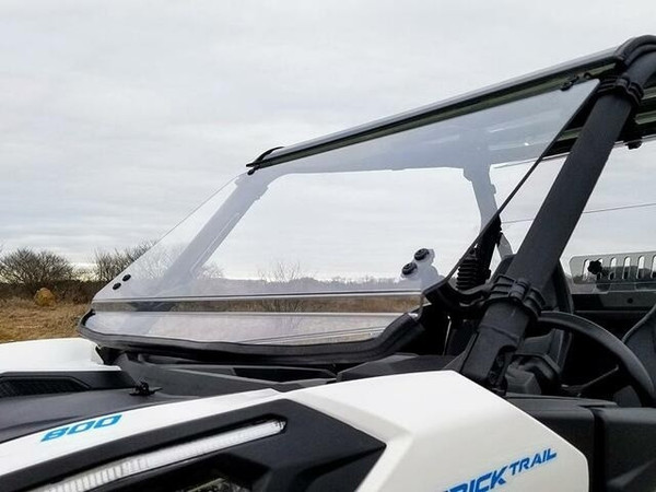Can-Am Maverick Trail / Sport Scratch Resistant Full-Tilting Windshield by UTV Headquarters