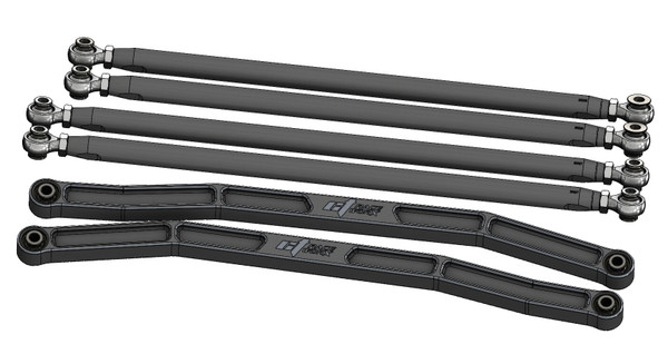 Can-Am Maverick X3 72" High Clearance WORX Series Billet Radius Rod Kit by CT Race Worx