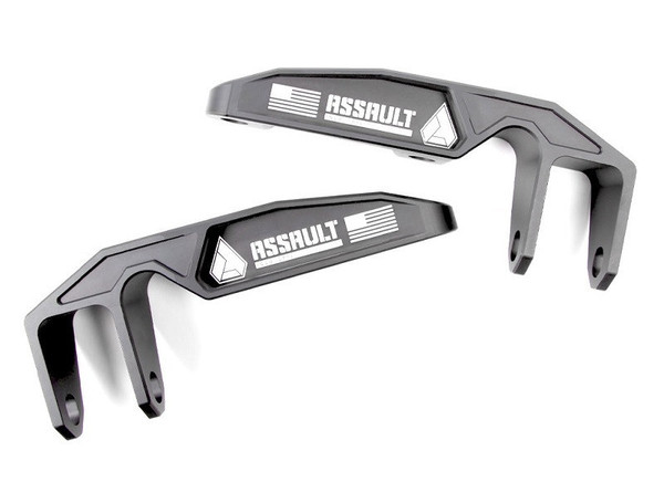 Can Am Maverick X3 F-22 Rear Upper Shock Mount Brackets by Assault Industries - 401005SS0721