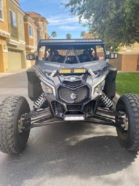 Can-Am Single Row Lightbar with DRL Laser by SD Lighting - CS-L-Single-ECO