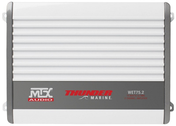 Can-Am 200-Watt RMS 2-Channel Class A/B Marine Amplifier by MTX Audio - WET75-2-ECO