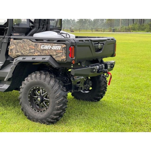 Can-Am Defender Rear Bumper W/ Lights And Winch Mount by Wild Boar 