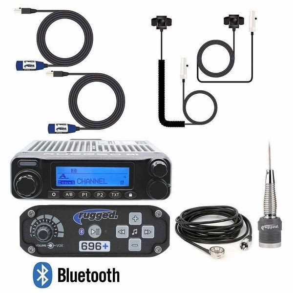 Can-Am 2 Person - RRP696 Plus Bluetooth Intercom Builder Kit With M1 Digital Radio by Rugged Radios