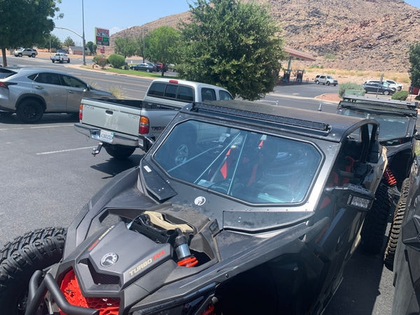 Can-Am Maverick X3 Front Windshield To Fit Tmw Cage by Dirt Warriors Accessories