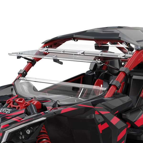  Can-Am Maverick X3 2-IN-1 Flip Windshield by Kemimoto