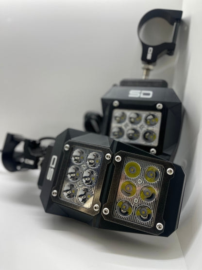  Can-Am Commander/Maverick/Defender All Aluminum Lighted Mirror (Set) by SD Lighting 