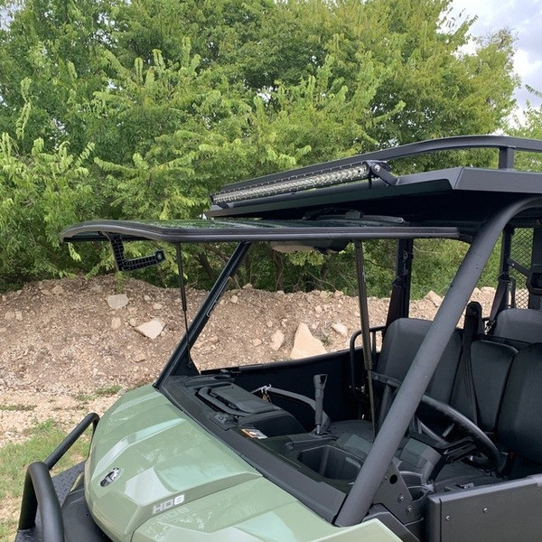 Can-Am Defender Tip-Out Glass Windshield by Ranch Armor