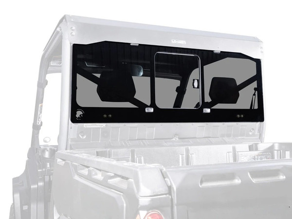 Can-Am Defender Glass Sliding Rear Windshield by SuperATV