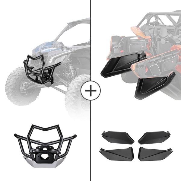 Can-Am Maverick X3 Max Front Bumpers & Lower Door Inserts by Kemimoto