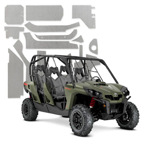 Can-Am Commander 800R/1000R Max  Heat Shield Kit by Design Engineering