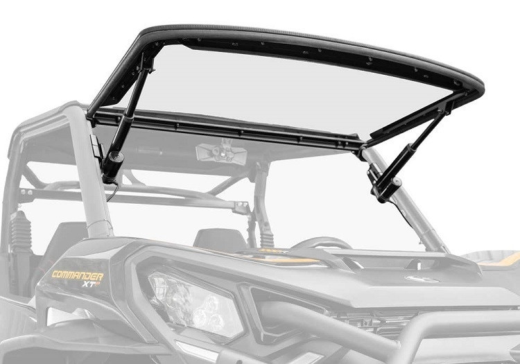 Can-Am Commander Maxdrive Power Flip Windshield by SuperATV - PFWS