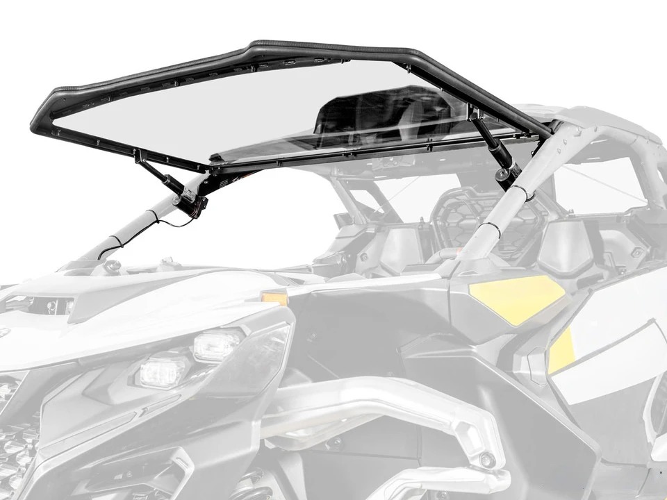 Can-Am Maverick R MaxDrive Power Flip Windshield by SuperATV PFWS