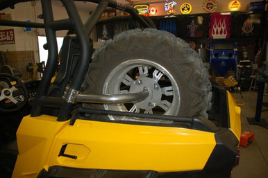 Can-Am Clamp On Bed Side Spare Tire Mount by UTV Inc