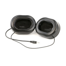 Can-Am Gel Ear Pods with Velcro Mounting, Alpha Audio Speakers, Mono 3.5mm Straight Cord by Rugged Radios