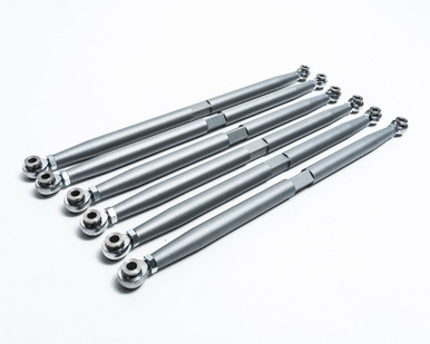 Can-Am Maverick X3 RS Silver Adjustable Rear Radius Rod Set by