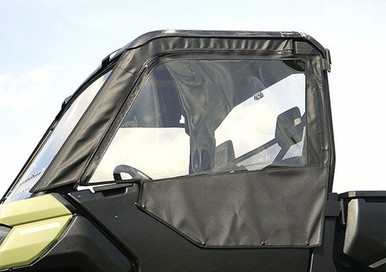 Can-Am Defender Soft Upper Doors with Zippered Windows by Seizmik 