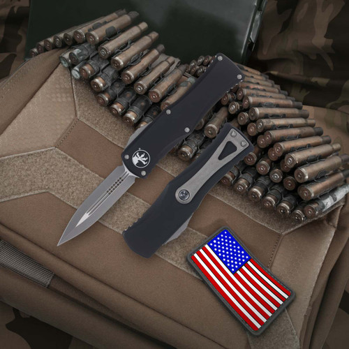 Microtech Hera Black - 3.08in Apocalyptic Dagger Plain Microtech Hera Black - 3.08in Apocalyptic Dagger Plain