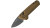 Buck Mini Deploy OTS Automatic Knife Burnt Bronze - 1.87in Black Cerakote Drop Point Plain Buck Mini Deploy OTS Automatic Knife Burnt Bronze - 1.87in Black Cerakote Drop Point Plain