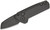 Buck 839 Mini Deploy OTS Automatic Knife Black - 1.75in Black Wharncliffe Plain