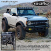 2021+ Ford Bronco - Radflo Suspension OE Replacement 2.5" Diameter Front Coil Overs with Remote Reservoirs, Standard Travel