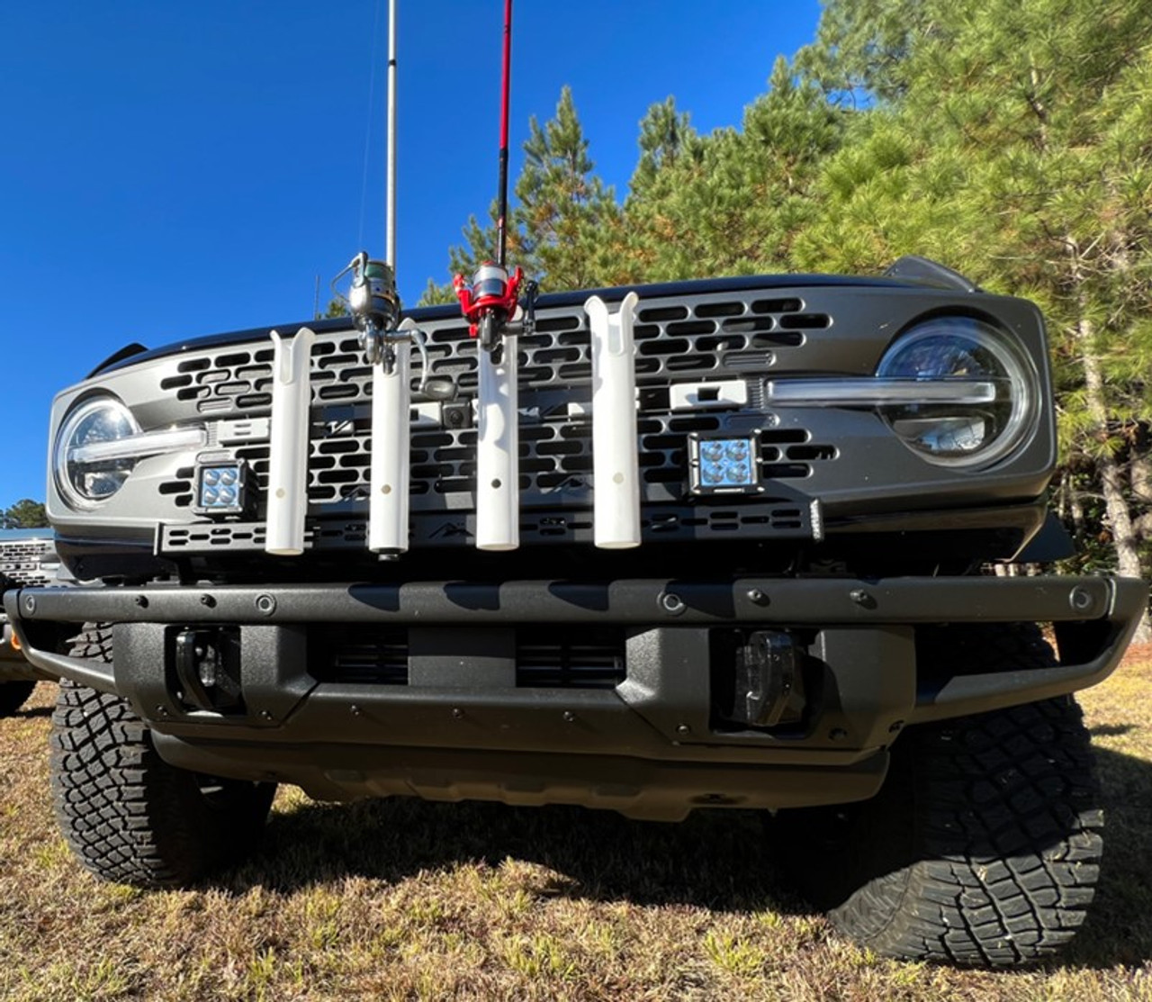 Fishing rod holder. Great mod!  Bronco6G - 2021+ Ford Bronco & Bronco  Raptor Forum, News, Blog & Owners Community