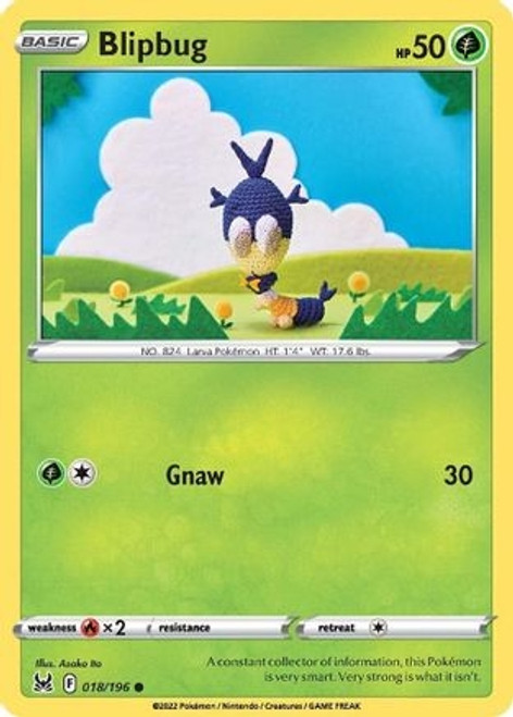 Blipbug (PTCG-SWSH11) (Reverse Holofoil) (#018/196)