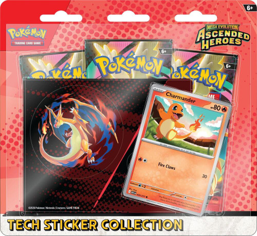 Ascended Heroes Tech Sticker Collection - Charmander (30/01/2026 - LEER DESCRIPCIÓN)