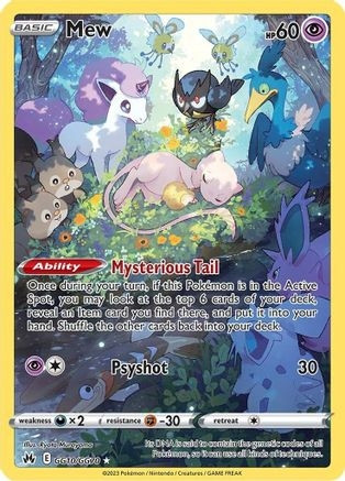 Mew (Holofoil) (#GG10/GG70)