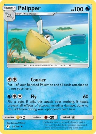Pelipper (PTCG-SM01) (#38/149)