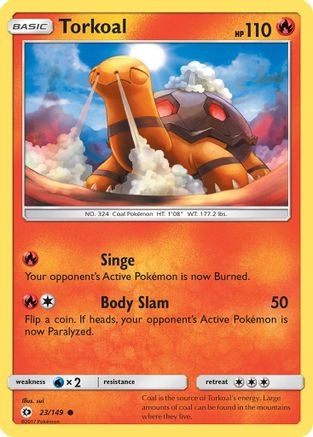 Torkoal (PTCG-SM01) (#23/149)