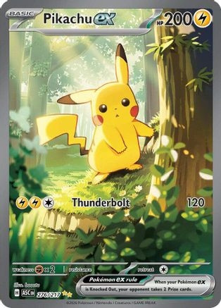 Pikachu ex - 276/217 (Holofoil) (#276/217)